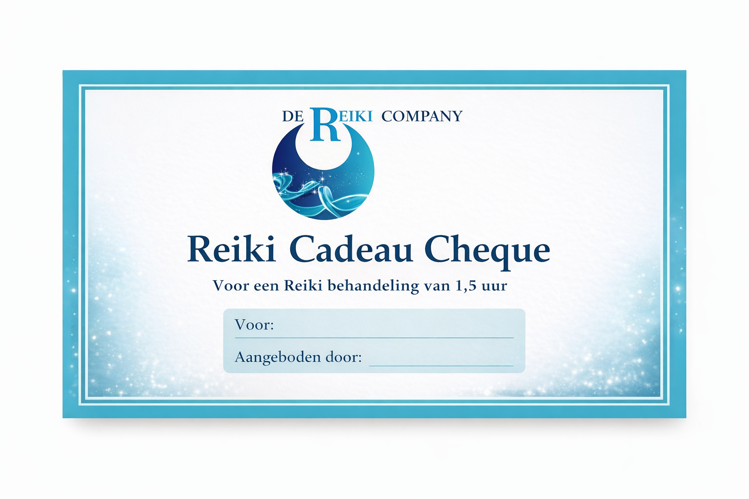 Reiki Cadeau Cheque
